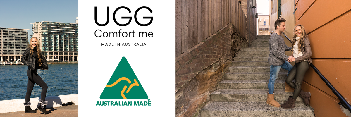 Australian Made Quality UGG Boots made from Australian Double Face Merino Sheepskin. Support Australians and Buy Aussie! Australian Double Face A Grade Sheepskin and hand crafted in Australia. Check out Comfort Me UGG