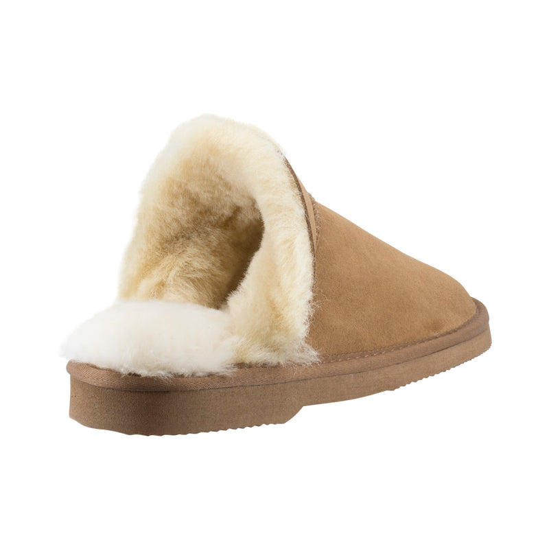 Comfort me UGG Australian Made High Fur Trim Scuffs, Slippers are Made with Australian Shearling for Men & Women, Chestnut Colour 6