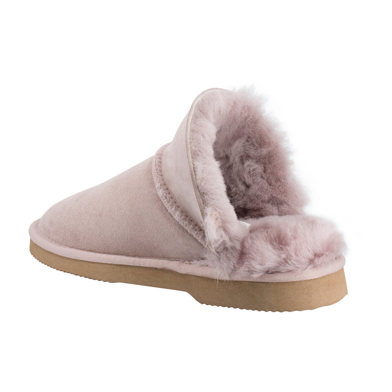 Comfort me UGG Australian Made High Fur Trim Scuffs, Slippers are Made with Australian Shearling for Men & Women, Pink Colour 6