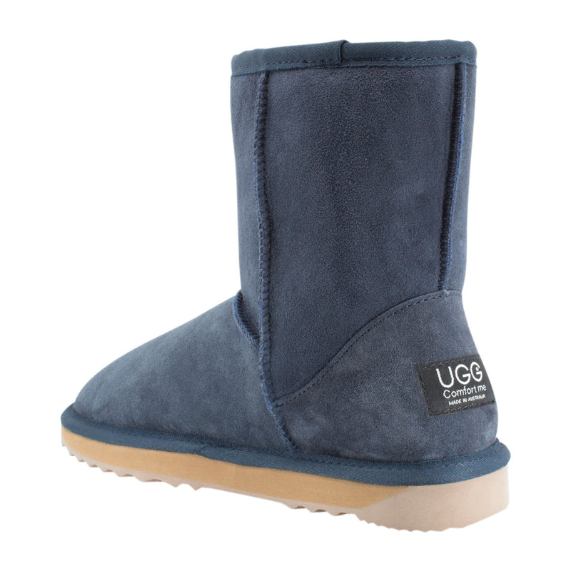 Comfort me UGG Australian Made Mid Classic Boots are Made with Australian Sheepskin for Men & Women, Navy Colour 5