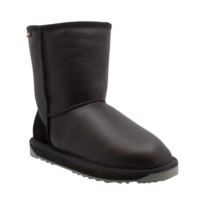 Comfort me UGG Australian Made Mid Classic NAPPA Leather Boots are Made with Australian Sheepskin for Men & Women, Black Colour 9