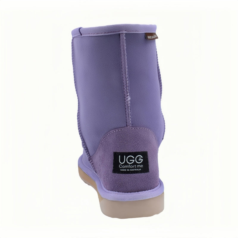 Comfort me UGG Australian Made Mid Classic Boots are Made with Australian Sheepskin for Men & Women, Lilac Colour 4