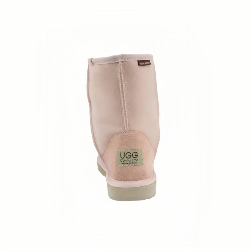 Comfort me UGG Australian Made Mid Classic Boots are Made with Australian Sheepskin for Men & Women, Pink Colour 4