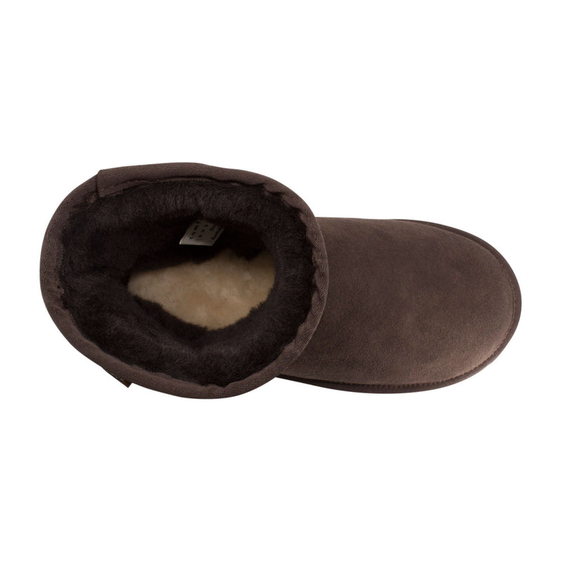 Comfort me UGG Australian Made Mini Classic Boots are Made with Australian Sheepskin for Men & Women, Chocolate Colour -11