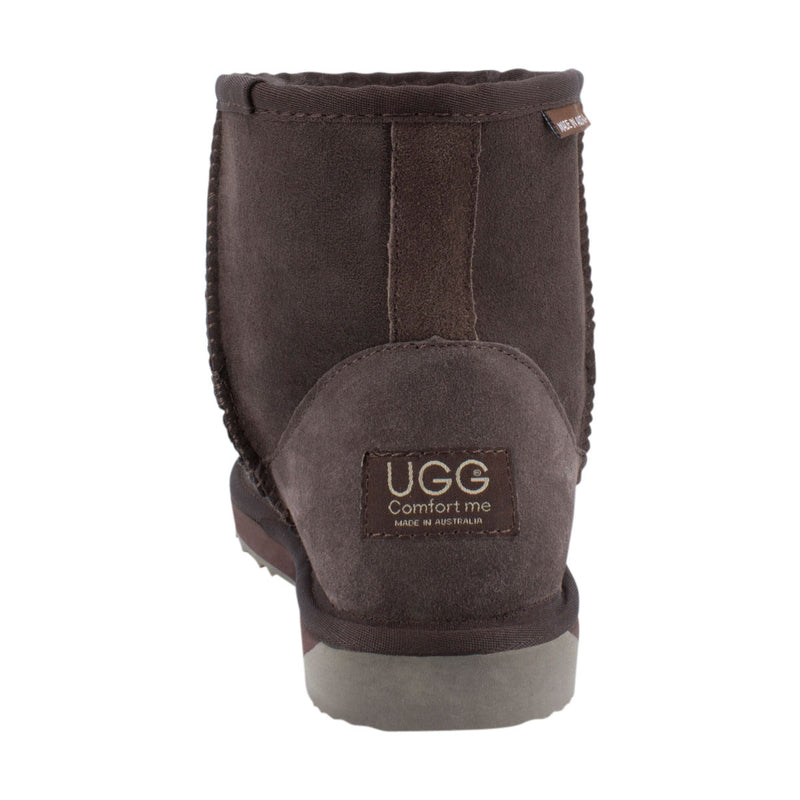 Comfort me UGG Australian Made Mini Classic Boots are Made with Australian Sheepskin for Men & Women, Chocolate Colour -4
