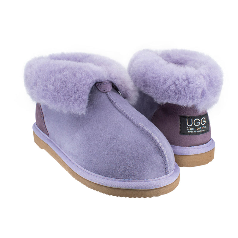 Comfort me UGG Australian Made Classic Slippers are Made with Australian Sheepskin for Men & Women, Lilac Colour 11