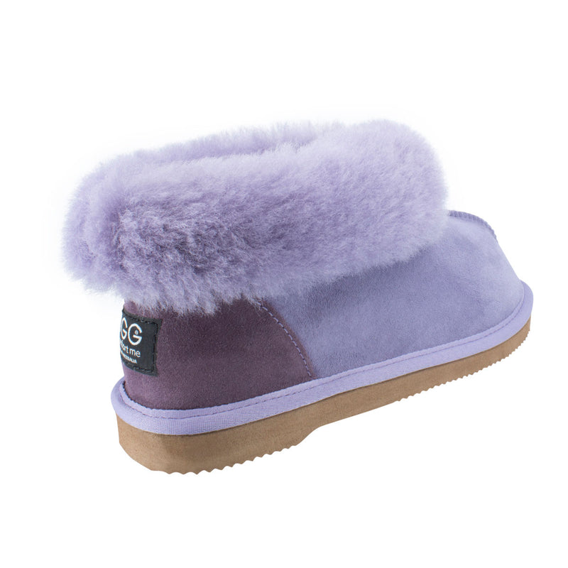 Comfort me UGG Australian Made Classic Slippers are Made with Australian Sheepskin for Men & Women, Lilac Colour 4
