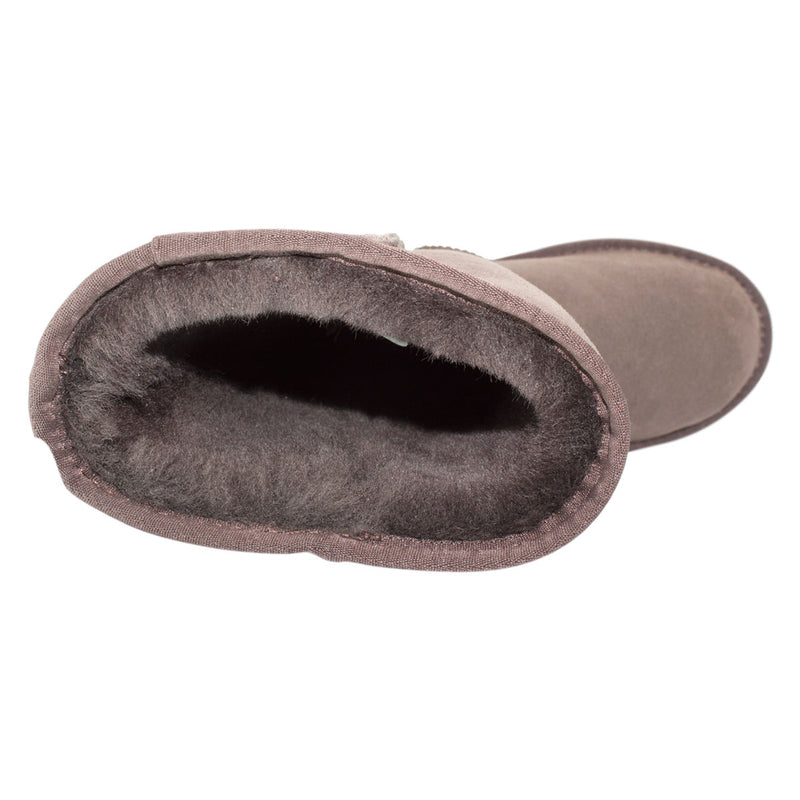 Comfort me UGG Australian Made Baby Gripper Booties are Made with Australian Sheepskin for Babies, Chocolate Colour 11