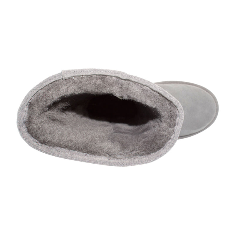 Comfort me UGG Australian Made Baby Gripper Booties are Made with Australian Sheepskin for Babies, Grey Colour 11