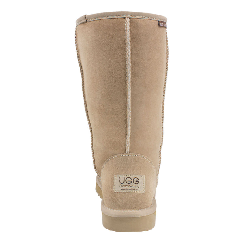 Comfort me UGG Australian Made Tall Classic Boots are Made with Australian Sheepskin for Men & Women, Sand Colour 3