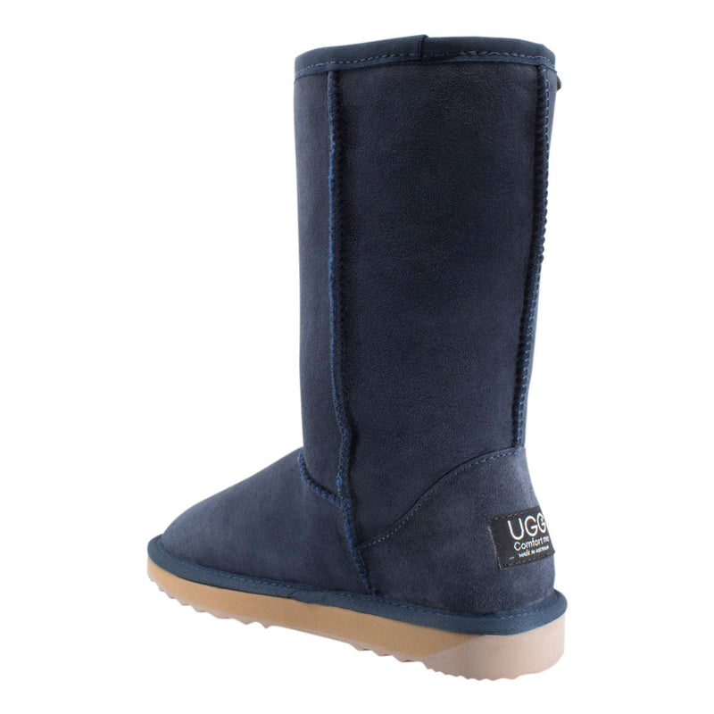 Comfort me UGG Australian Made Tall Classic Boots are Made with Australian Sheepskin for Men & Women, Navy Colour 4