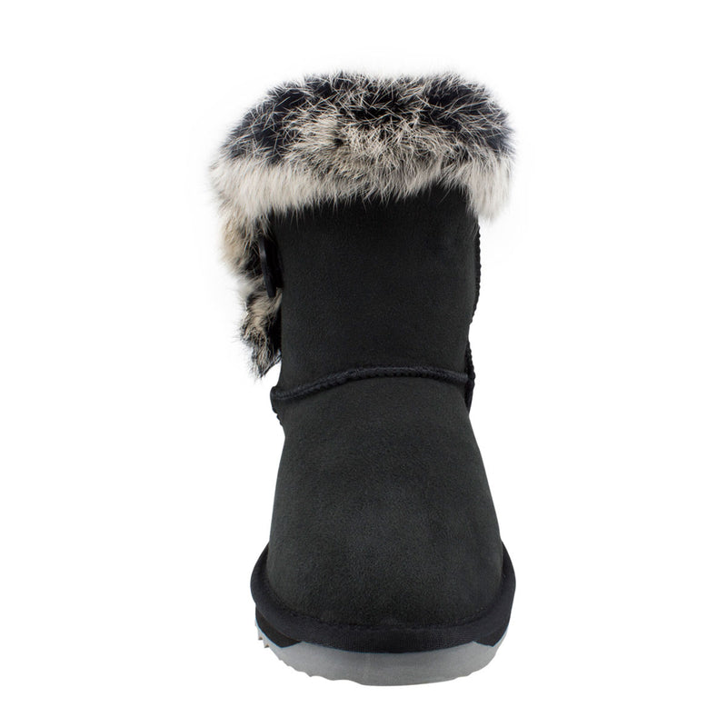 Comfort me UGG Australian Made Designer Fur Trim Boots are Made with Australian Sheepskin for Women, Black Colour 9