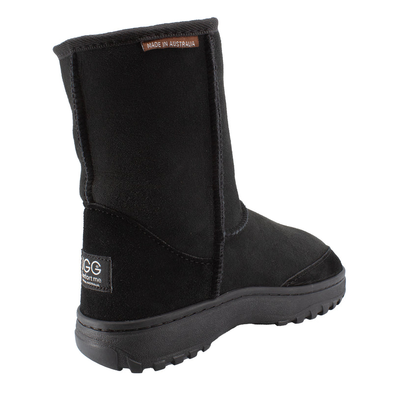 Comfort me UGG Australian Made Terrain Outdoor Boots are Made with Australian Sheepskin for Men & Women, Black Colour 3