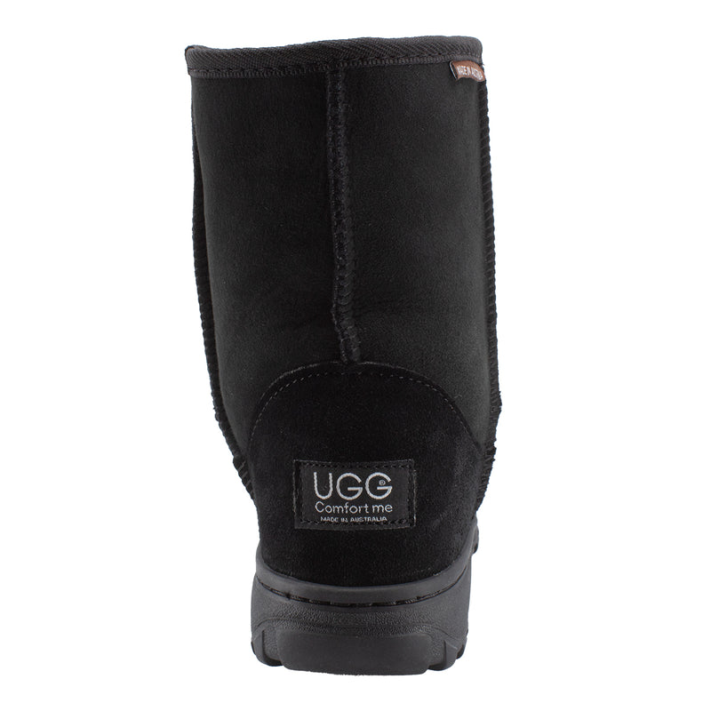 Comfort me UGG Australian Made Terrain Outdoor Boots are Made with Australian Sheepskin for Men & Women, Black Colour 4