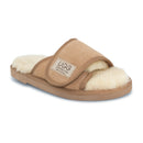 Australian Made, Open Toe Strap Wool UGG Scuffs