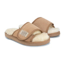 Australian Made, Open Toe Strap Wool UGG Scuffs