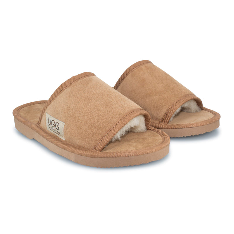 Australian Made, Open Toe Suede UGG Scuffs