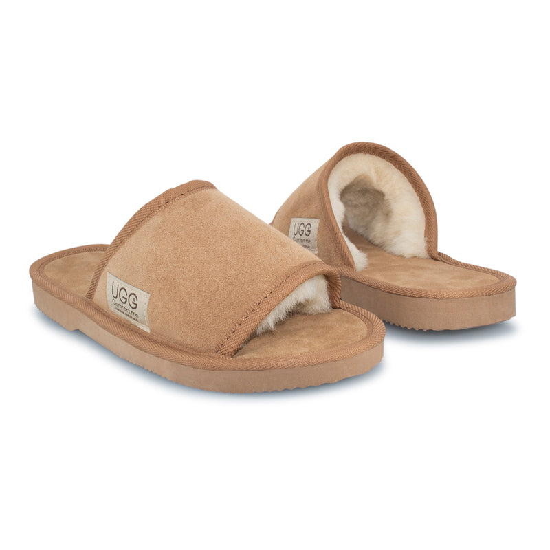 Australian Made, Open Toe Suede UGG Scuffs