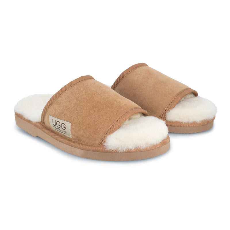 Australian Made, Open Toe Wool UGG Scuffs