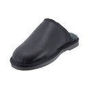 Comfort me UGG Australian Made Classic NAPPA Leather Scuffs, Slippers are Made with Australian Sheepskin for Men & Women, Black Colour 7