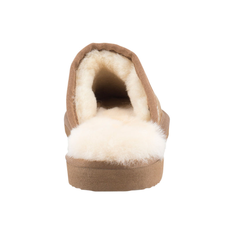 Comfort me UGG Australian Made Classic Scuffs, Slippers are Made with Australian Sheepskin for Men & Women, Chestnut Colour 4