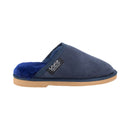 Comfort me UGG Australian Made Classic Scuffs, Slippers are Made with Australian Sheepskin for Men & Women, Navy Colour 1