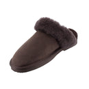 Comfort me UGG Australian Made Fur Trim Scuffs, Slippers are Made with Australian Sheepskin for Men & Women, Chocolate Colour 7