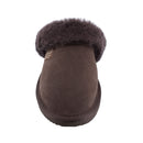Comfort me UGG Australian Made Fur Trim Scuffs, Slippers are Made with Australian Sheepskin for Men & Women, Chocolate Colour 8