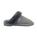 Comfort me UGG Australian Made Fur Trim Scuffs, Slippers are Made with Australian Sheepskin for Men & Women, Grey Colour 1