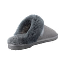 Comfort me UGG Australian Made Fur Trim Scuffs, Slippers are Made with Australian Sheepskin for Men & Women, Grey Colour 3