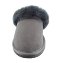 Comfort me UGG Australian Made Fur Trim Scuffs, Slippers are Made with Australian Sheepskin for Men & Women, Grey Colour 8