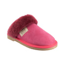 Comfort me UGG Australian Made Fur Trim Scuffs, Slippers are Made with Australian Sheepskin for Men & Women, Ruby Colour 9