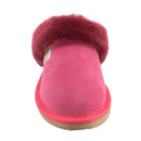 Comfort me UGG Australian Made Fur Trim Scuffs, Slippers are Made with Australian Sheepskin for Men & Women, Ruby Colour 8