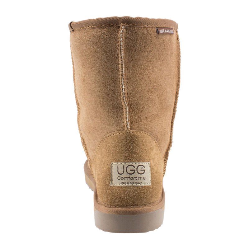 Comfort me UGG Australian Made Mid Classic Boots are Made with Australian Sheepskin for Men & Women, Chestnut Colour 6