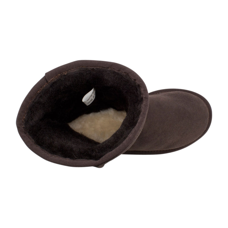 Comfort me UGG Australian Made Mid Classic Boots are Made with Australian Sheepskin for Men & Women, Chocolate Colour 10