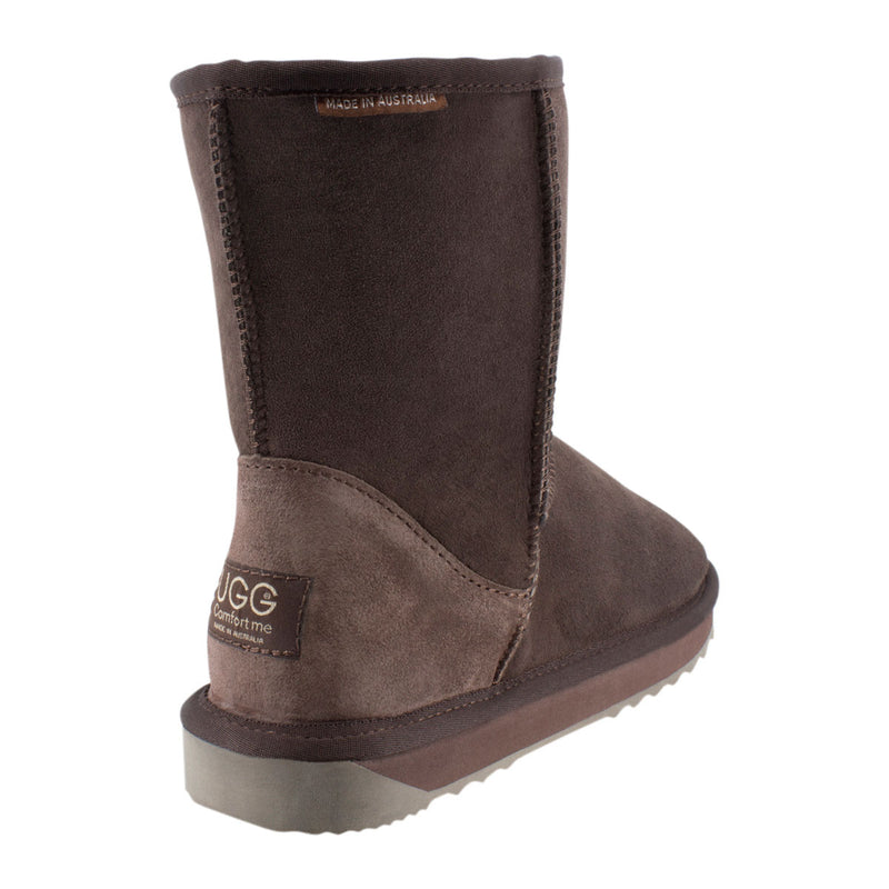 Comfort me UGG Australian Made Mid Classic Boots are Made with Australian Sheepskin for Men & Women, Chocolate Colour 3