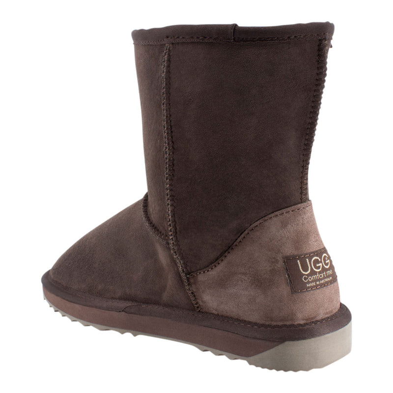 Comfort me UGG Australian Made Mid Classic Boots are Made with Australian Sheepskin for Men & Women, Chocolate Colour 5