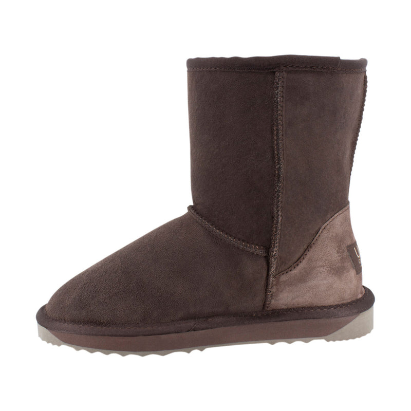 Comfort me UGG Australian Made Mid Classic Boots are Made with Australian Sheepskin for Men & Women, Chocolate Colour 6