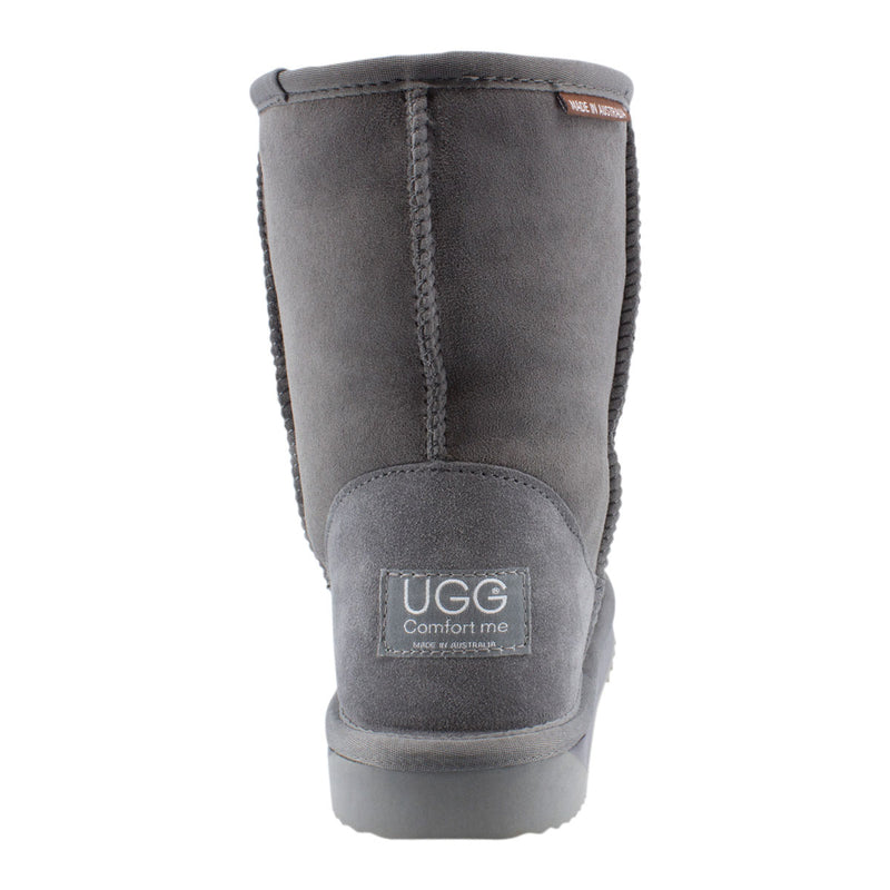 Comfort me UGG Australian Made Mid Classic Boots are Made with Australian Sheepskin for Men & Women, Grey Colour 4