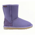 Comfort me UGG Australian Made Mid Classic Boots are Made with Australian Sheepskin for Men & Women, Lilac Colour 1