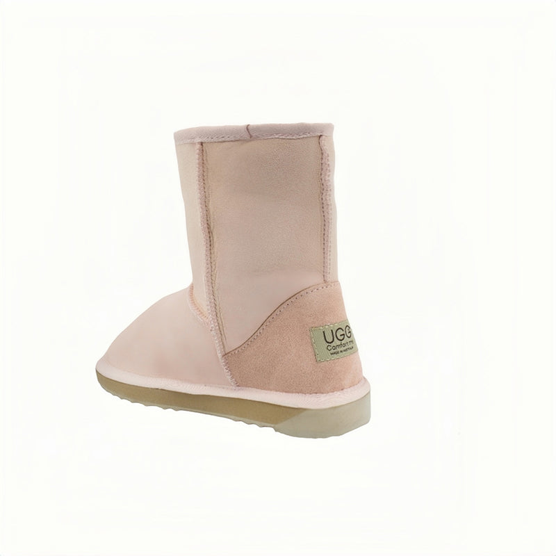 Comfort me UGG Australian Made Mid Classic Boots are Made with Australian Sheepskin for Men & Women, Pink Colour 5