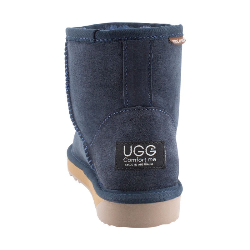 Comfort me UGG Australian Made Mini Classic Boots are Made with Australian Sheepskin for Men & Women, Navy Colour -4