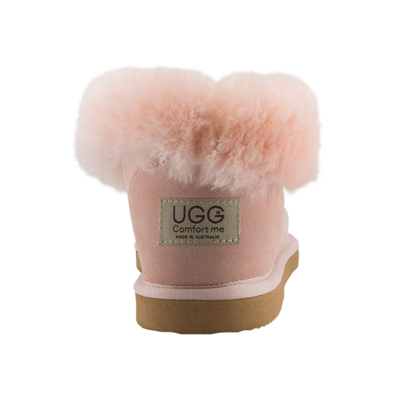 Comfort me UGG Australian Made Classic Slippers are Made with Australian Sheepskin for Men & Women, Pink Colour 5