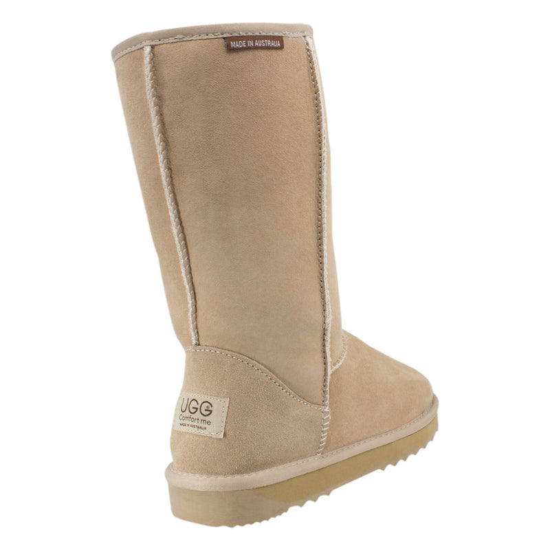 Comfort me UGG Australian Made Tall Classic Boots are Made with Australian Sheepskin for Men & Women, Sand Colour 2