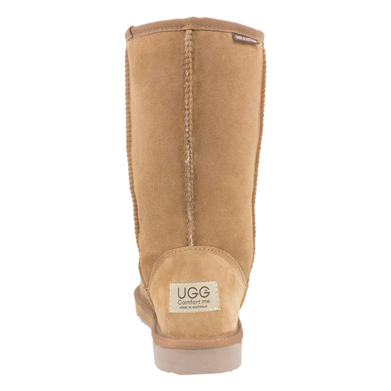Comfort me UGG Australian Made Tall Classic Boots are Made with Australian Sheepskin for Men & Women, Chestnut Colour 4