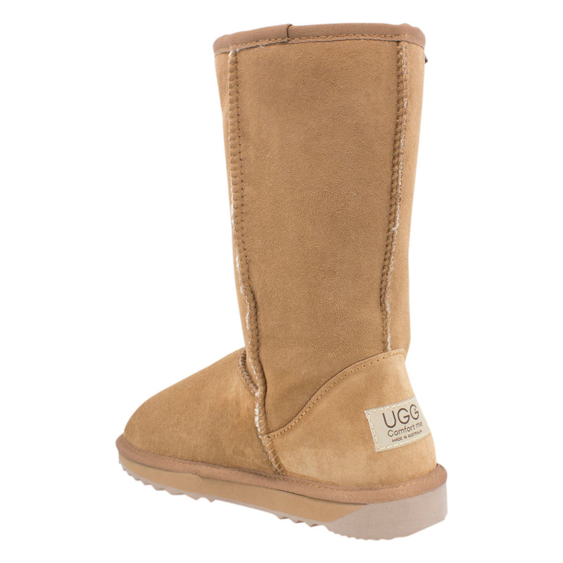 Comfort me UGG Australian Made Tall Classic Boots are Made with Australian Sheepskin for Men & Women, Chestnut Colour 5