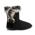 Comfort me UGG Australian Made Designer Fur Trim Boots are Made with Australian Sheepskin for Women, Black Colour 1