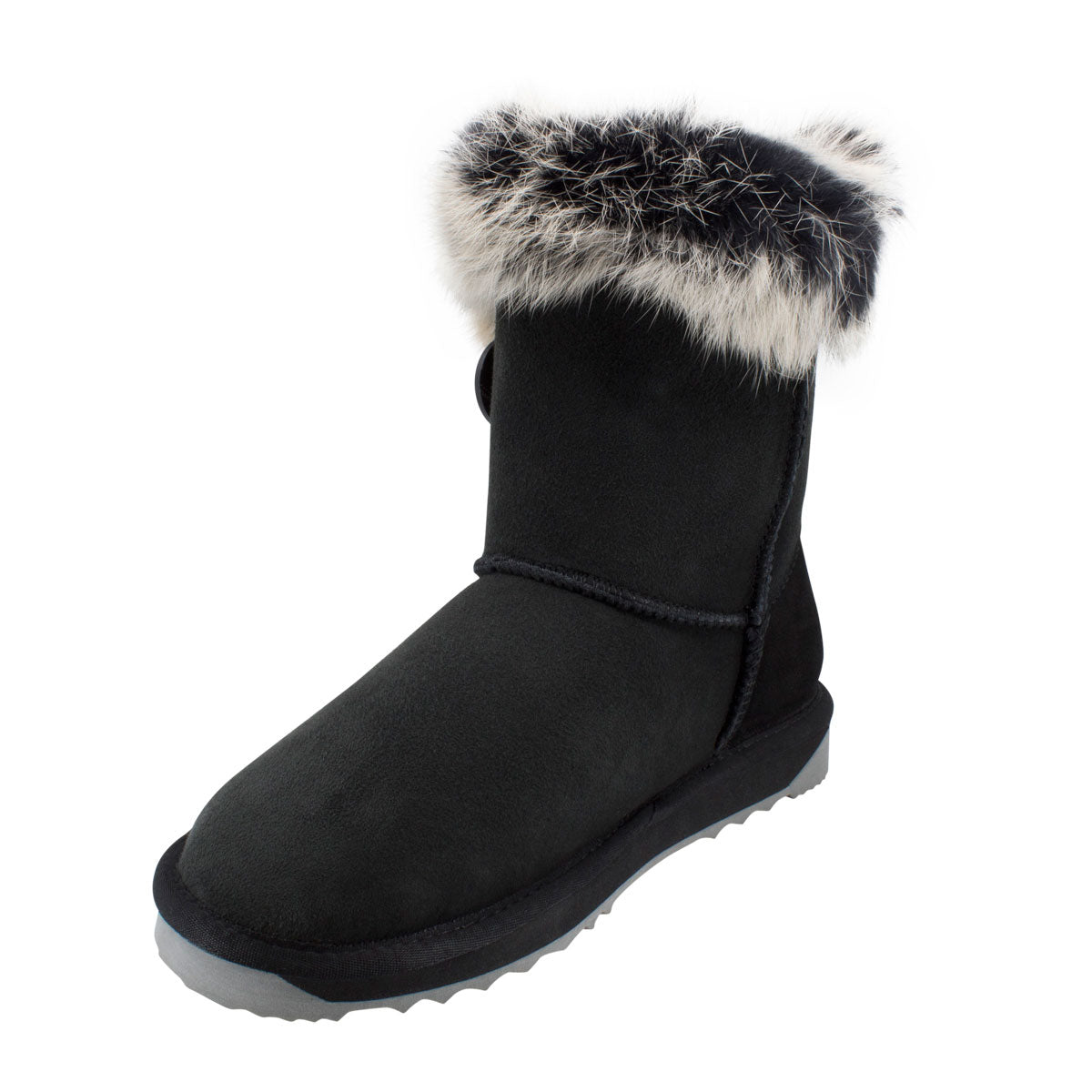UGG Australian Made Designer Fur Trim Twin Face First Grade Sheepskin