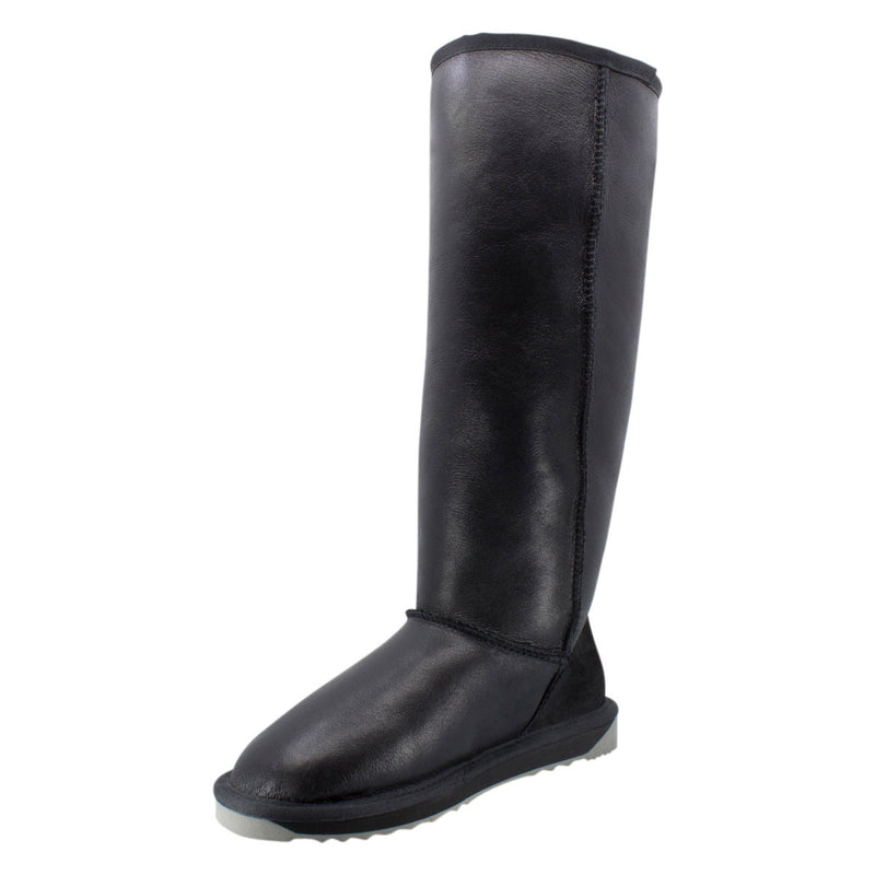 Australian Made Knee High UGG Boot Twin Face Leather NAPPA Sheepskin