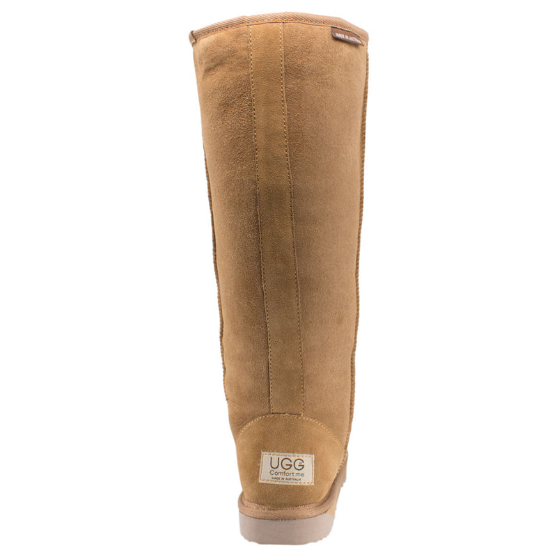 Comfort me UGG Australian Made  Knee High Classic Fashion Boots are Made with Australian Sheepskin for Women, Chestnut Colour 4